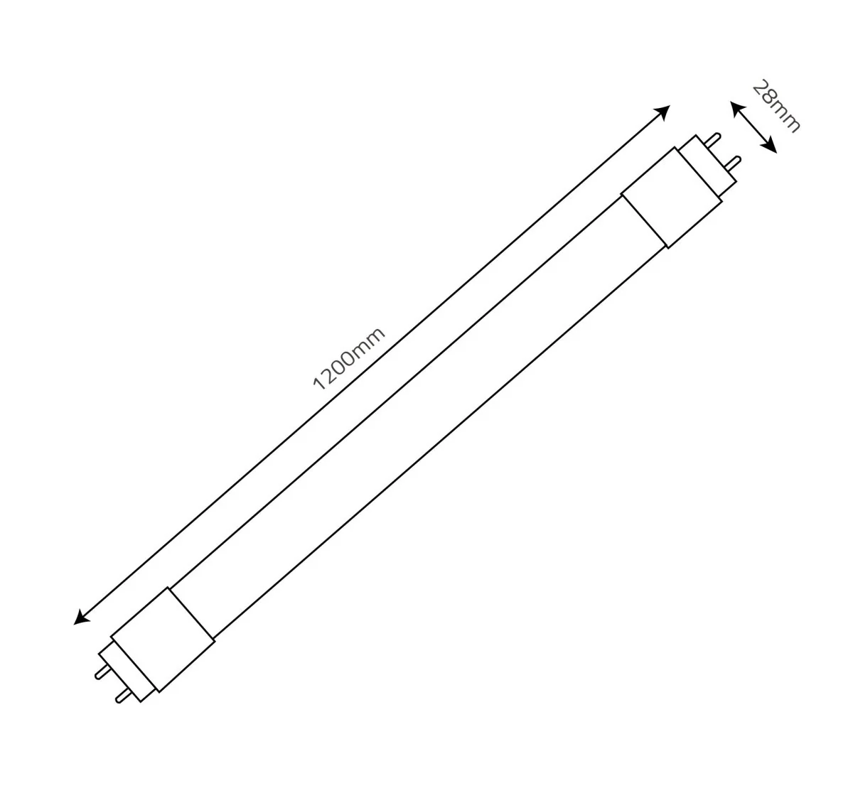 Ultralight 30W Tube Bulb G13 Base Single End (WT801) - Image 3