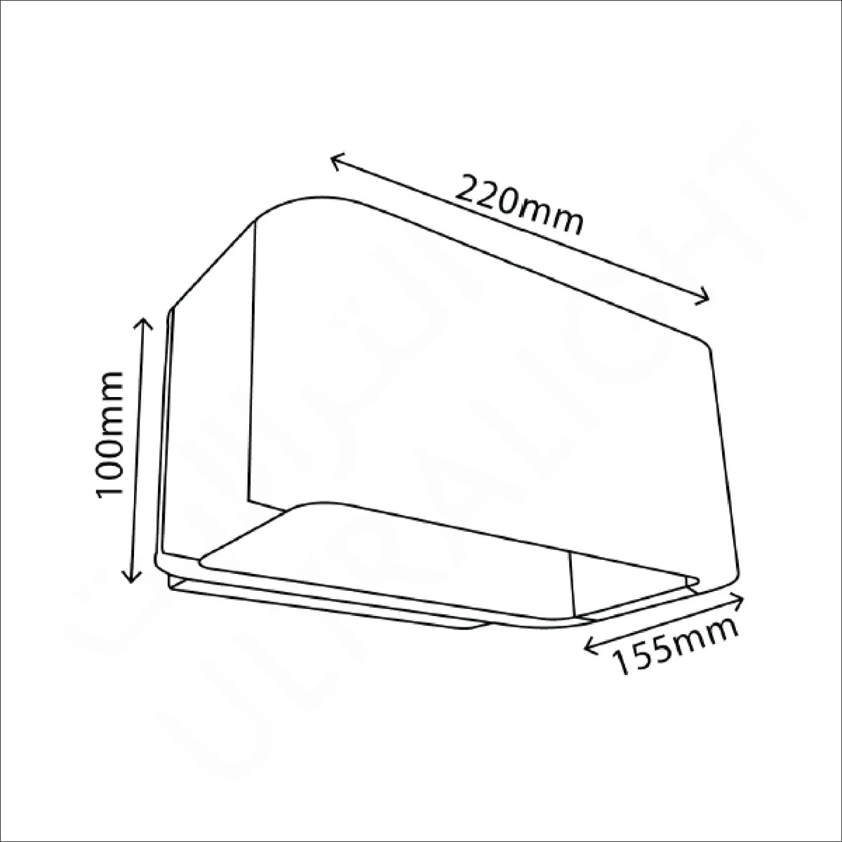 Ultralight 10W LED Wall Light IP54 (FYL0113) - Image 7