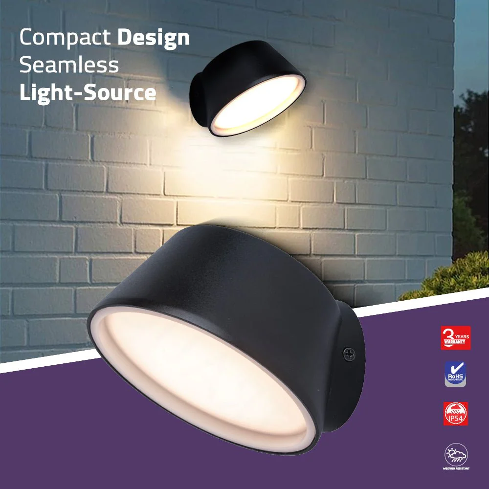 Ultralight 10W LED Wall Light IP54 - 3 Years Warranty (WL-GWL6710) - Image 2
