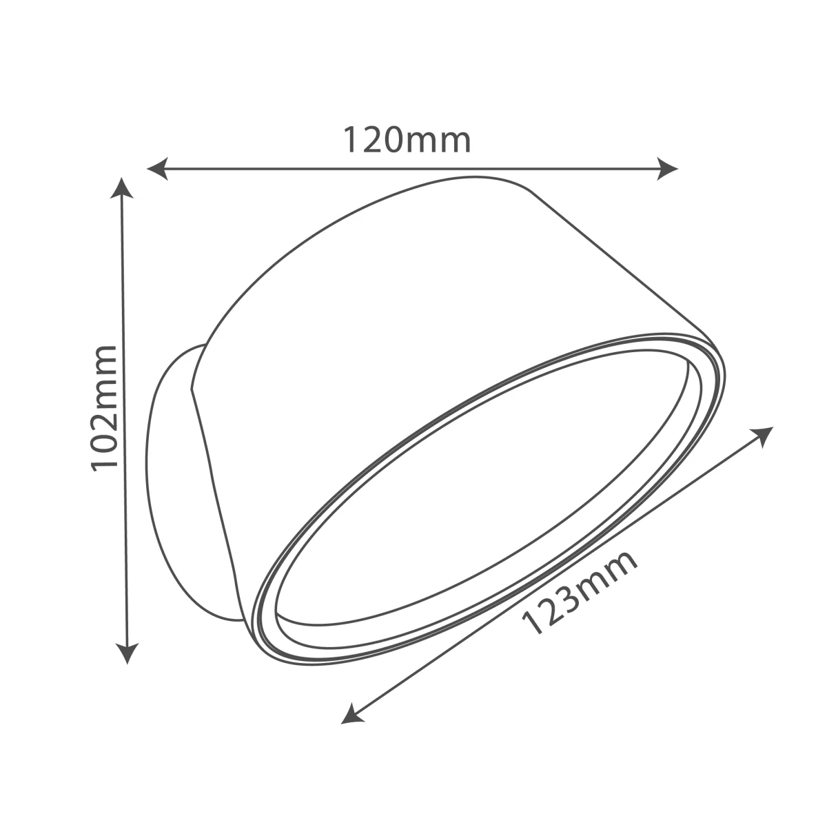 Ultralight 10W LED Wall Light IP54 - 3 Years Warranty (WL-GWL6710) - Image 5
