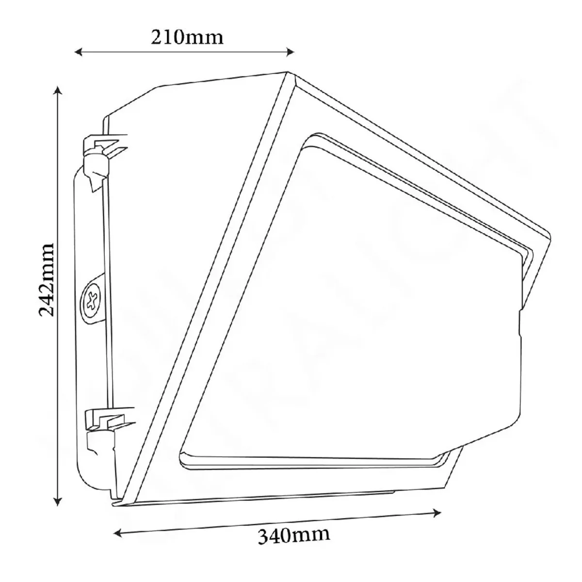 Ultralight 120W LED Wall Light (FYL0110) - Image 5