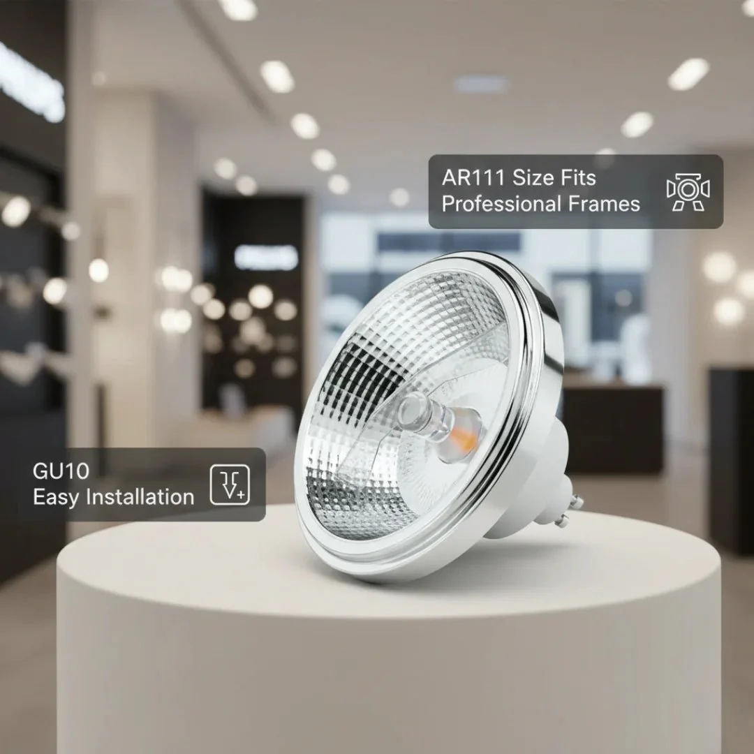Ultralight 14W Bulb GU10 Base (AR111 Reflector) - Image 3