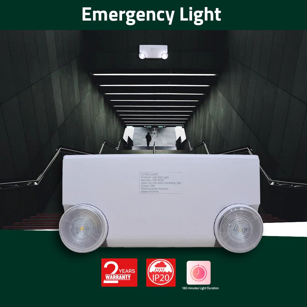 Ultralight 2W Emergency Light (CR-7032) - Image 4