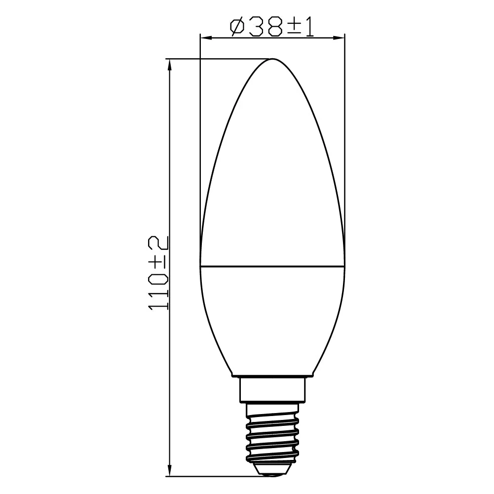 Ultralight 3 Step Dim Bulb E14 Base (UTLC600ST) - Image 7