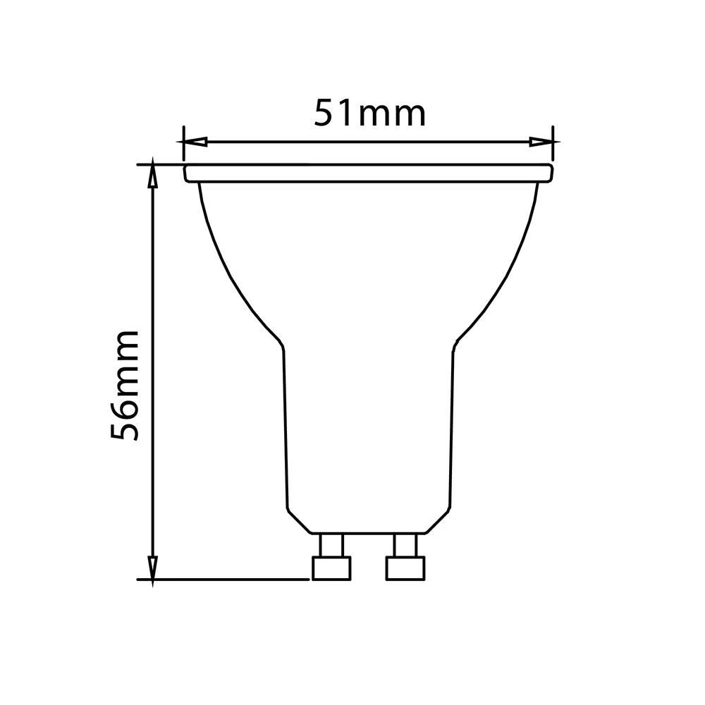 Ultralight 4.7W Bulb GU10 Base (UTL-CF-12aM400ST) - Image 4