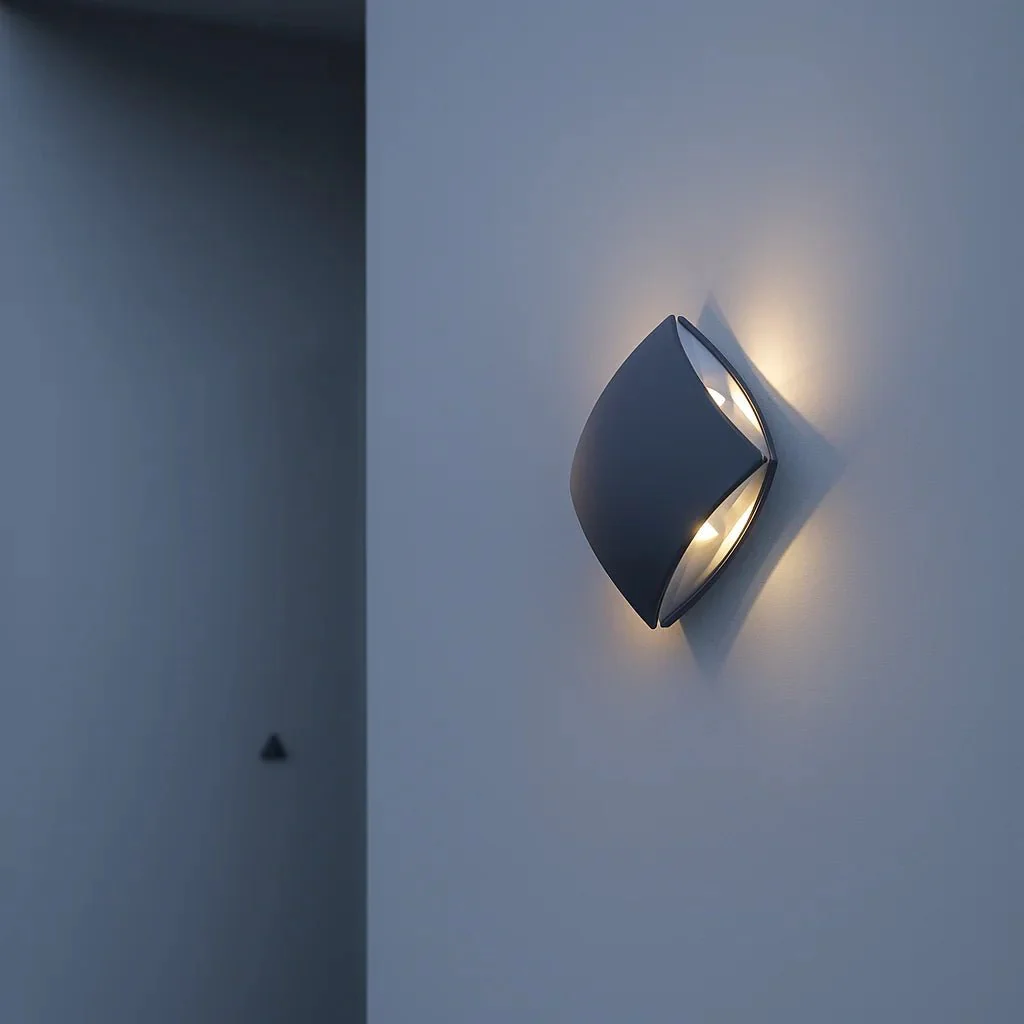 4-Way LED Wall Light 12W (1869) - IP54 Waterproof Decorative Outdoor - Image 3