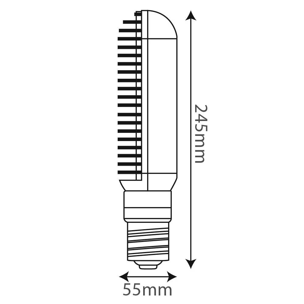 Ultralight 45W LED Bulb E27 Base (UTL-S4) - Image 8