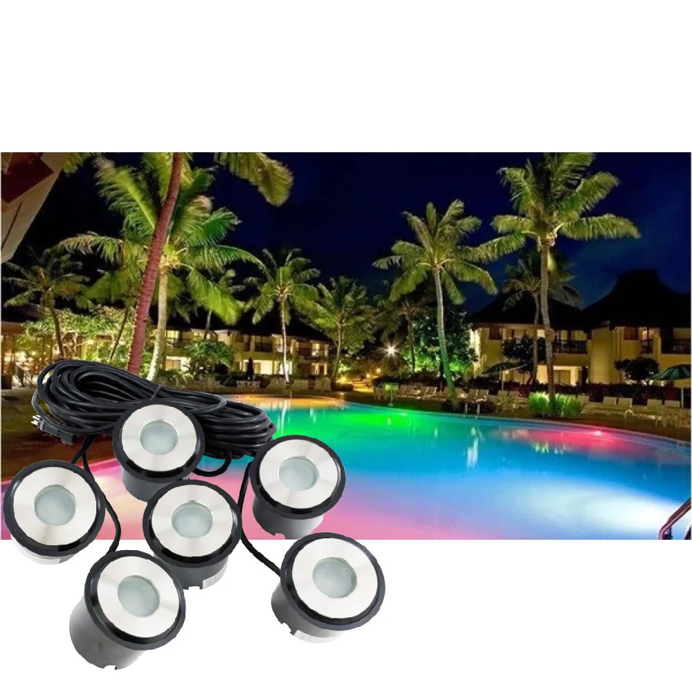 Ultralight 6x3W RGB Underwater With Remote (6x3W-ST4201A) - Image 3