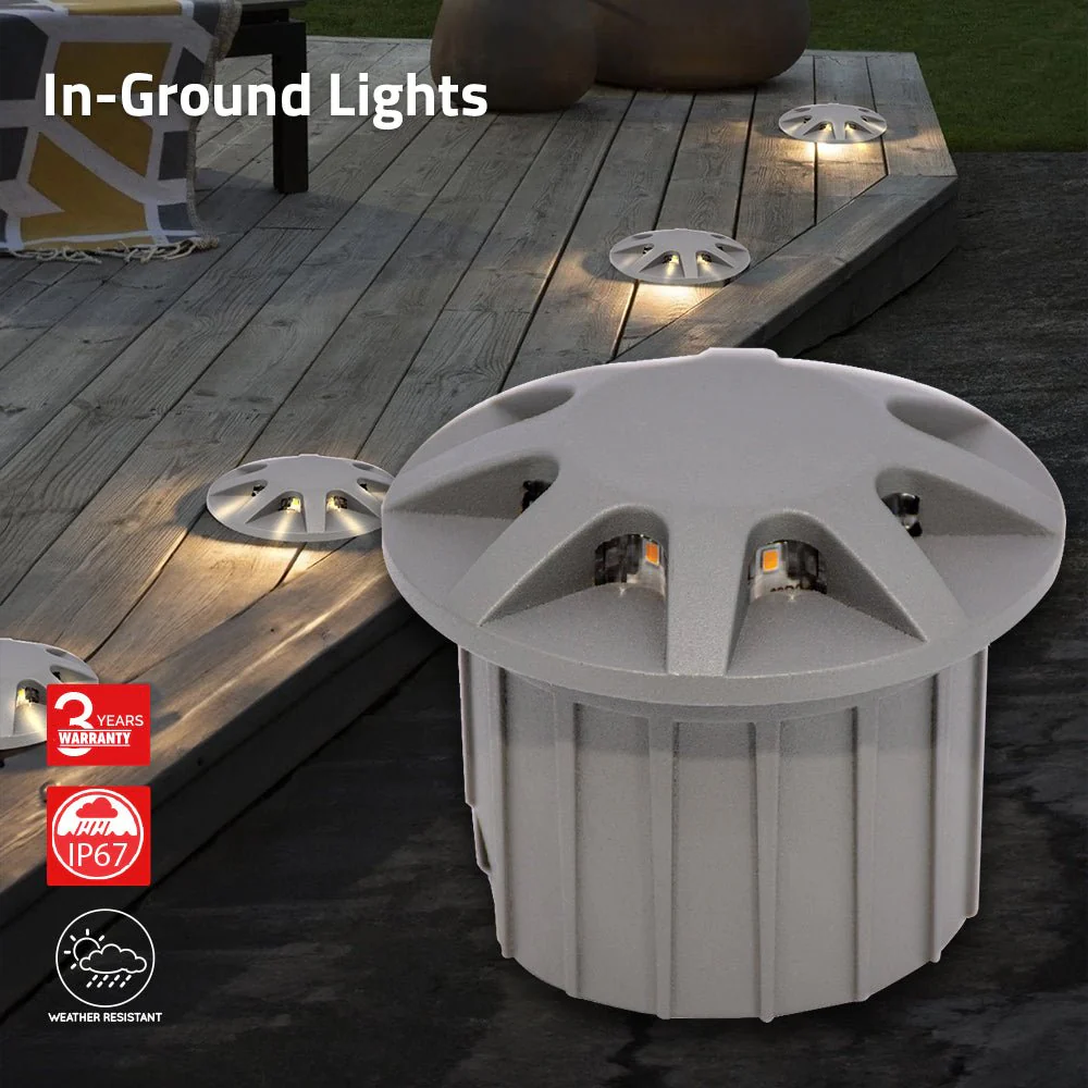 Ultralight 8 Sources Inground Light 3W 7Cm (BR7844-8) - Image 4