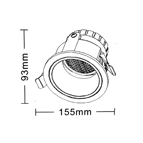 Ultralight Honeycomb Nest Spotlight AR111 Light (BA305) - Image 6