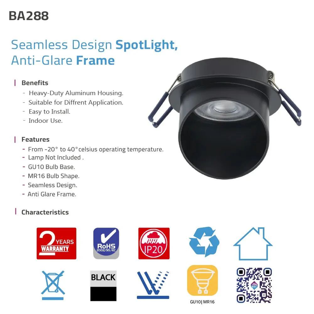 Anti-Glare Spot Light Frame & Modern Style (BA288) - Image 7