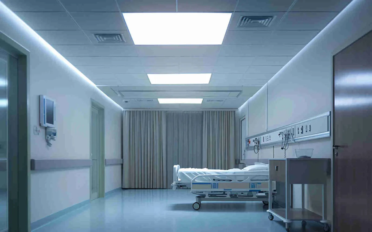 Anti-Virus Panel Light 60x60 with Prismatic Diffuser - 40W - CRI95 - IP65 (UTL-PL595IP65-4040) - Image 7