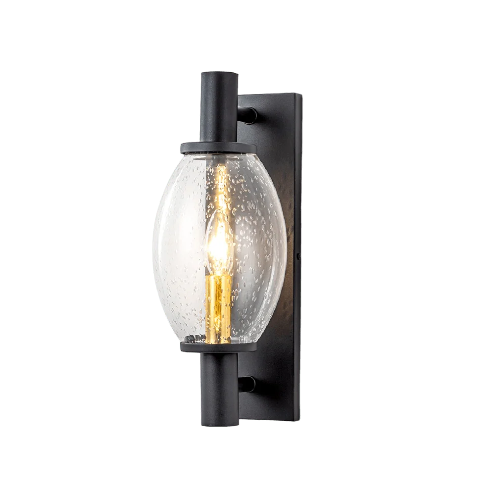 Ultralight Olive-Seeded Glass Outdoor Wall Light E14 (TD-2302)
