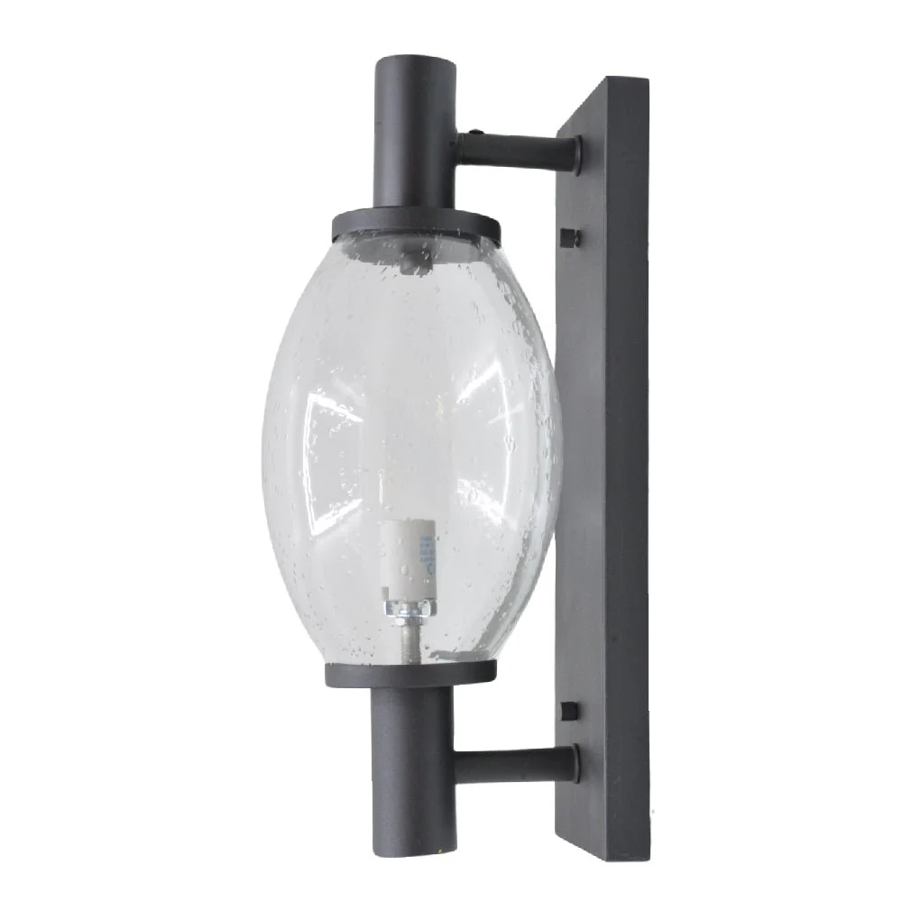 Ultralight Olive-Seeded Glass Outdoor Wall Light E14 (TD-2302) - Image 3