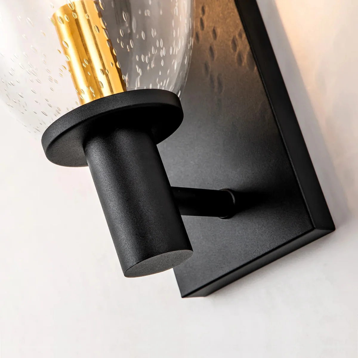 Ultralight Olive-Seeded Glass Outdoor Wall Light E14 (TD-2302) - Image 4