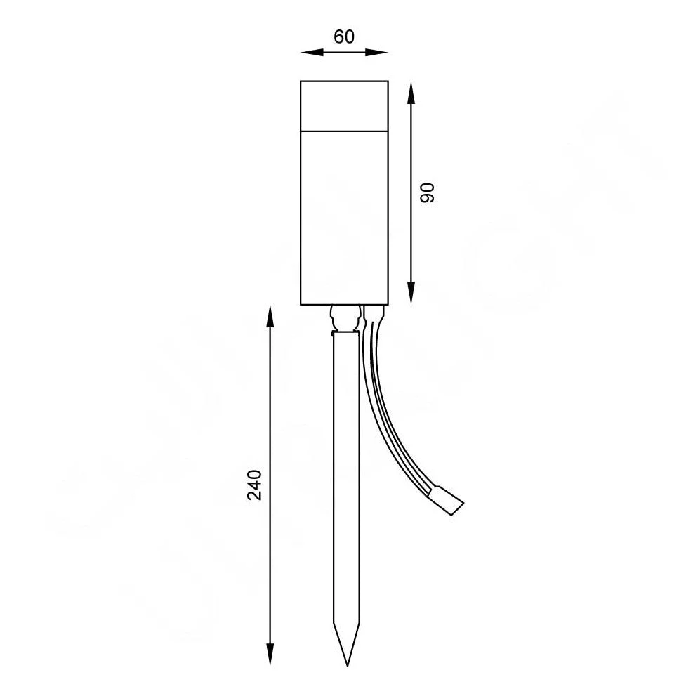 Ultralight Frame Classic Inground Light GU10 Base (FYL0018) - Image 4