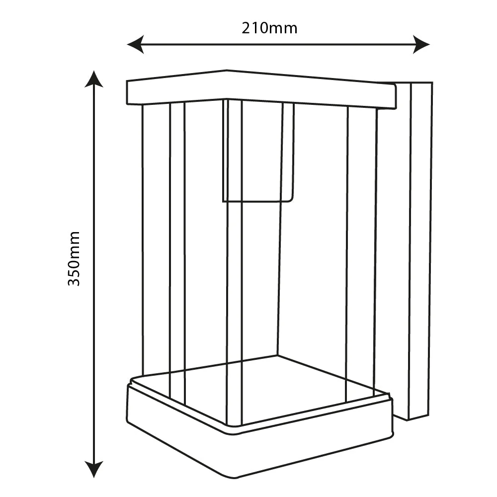 Ultralight Classic Wall Light IP44 E27 (0371-WD) - Image 4