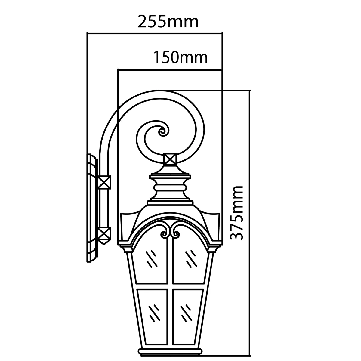 Ultralight Classic Wall Light (1202-WD) - Image 4