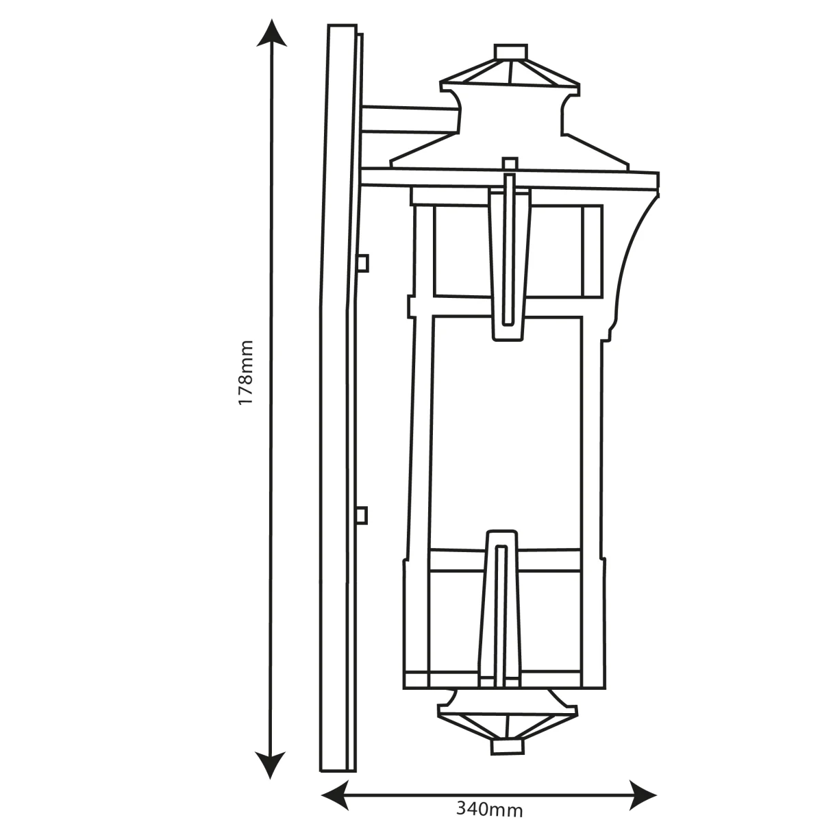 Ultralight Classic Wall Light (TY20515) - Image 4