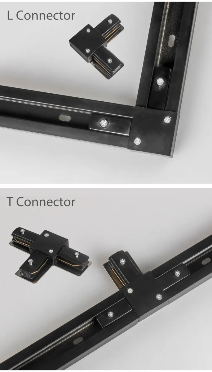 Ultra Light Two-Way Track Connector (T) | 220V Aluminum T-Junction - Image 4