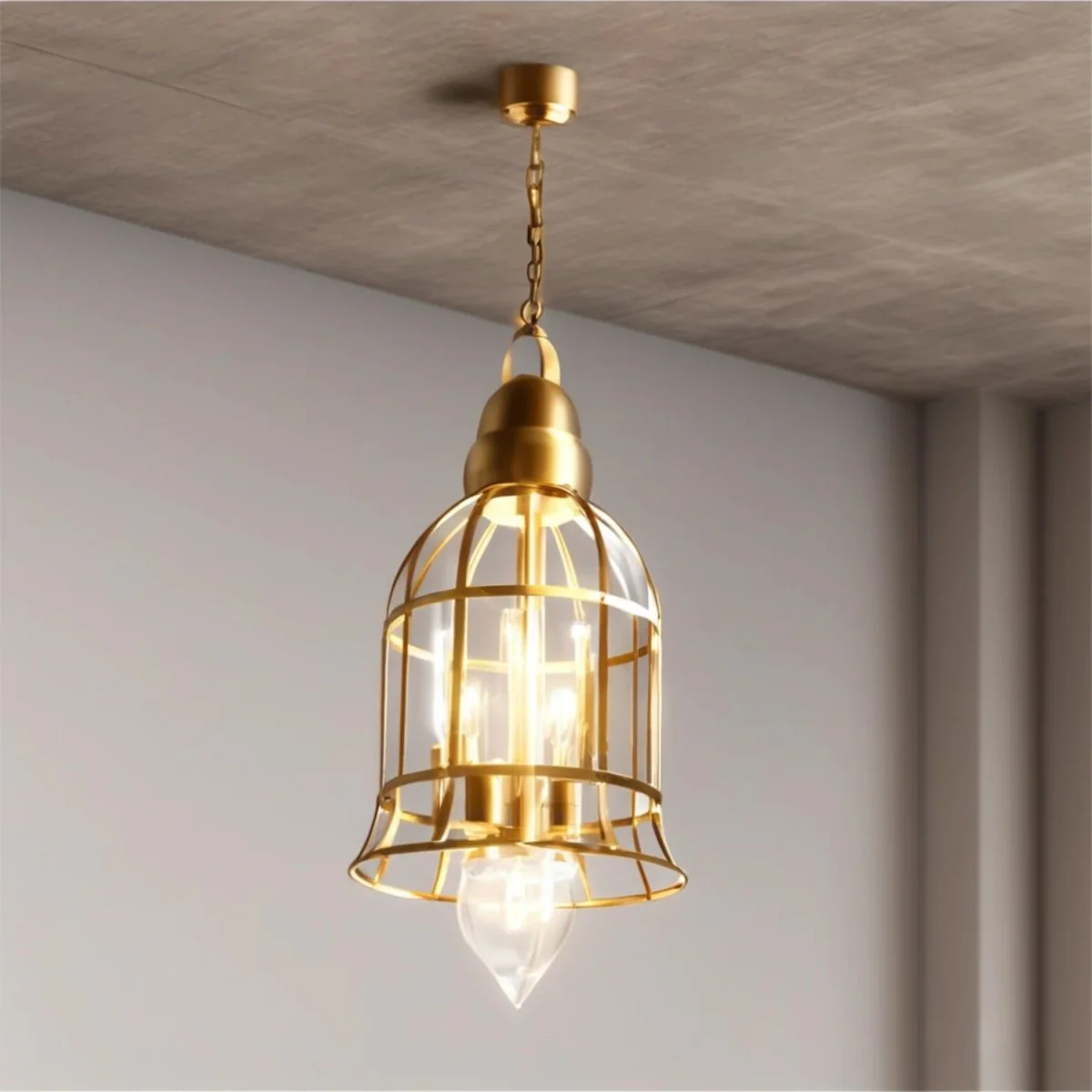 Ultralight Copper Pendant Light (D6080) - Image 3