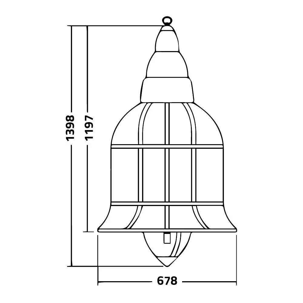 Ultralight Copper Pendant Light (D6080) - Image 5