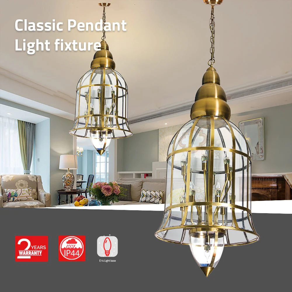 Ultralight Copper Pendant Light (D6080) - Image 6