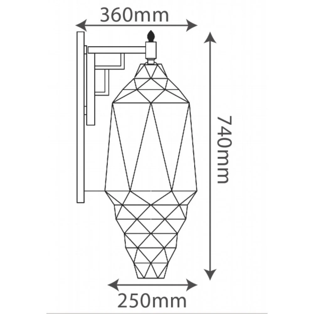 Ultralight Copper Wall Light (L0983) - Image 5