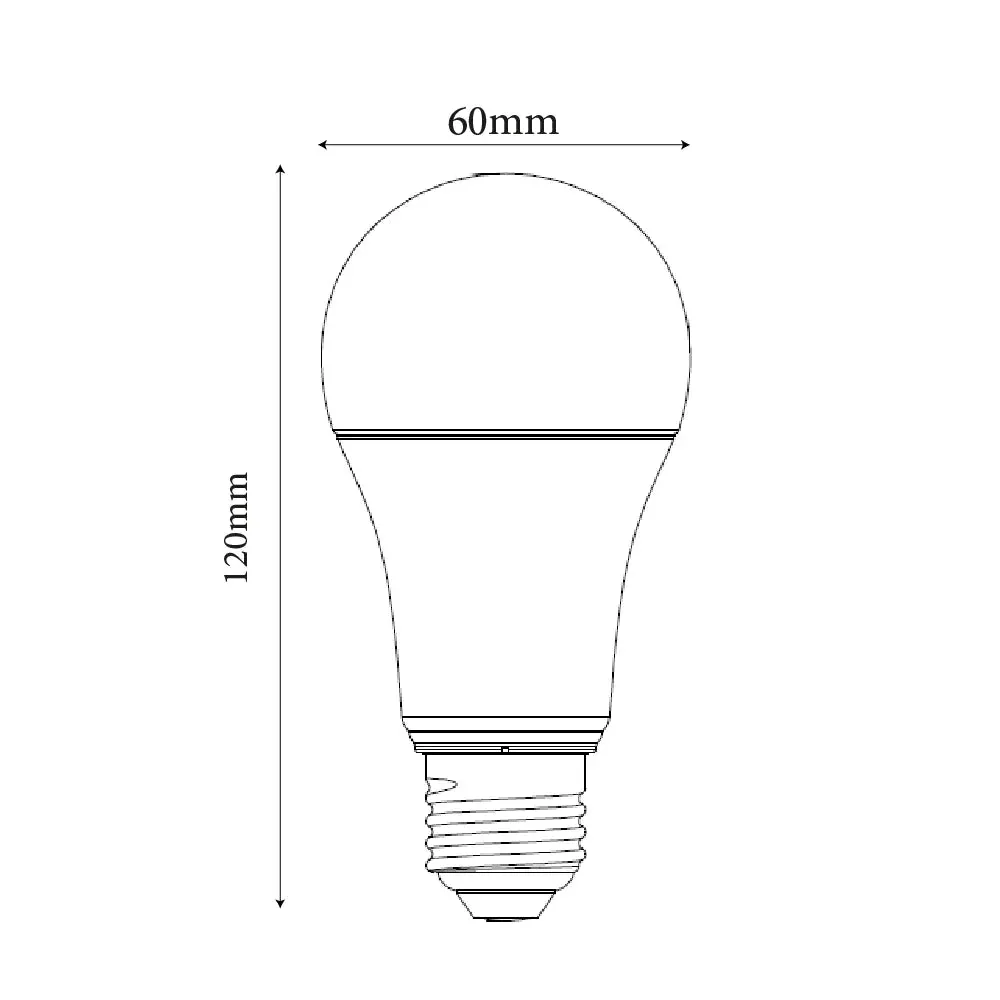 Dimmable LED Light Bulb 8W - 3CCT Light & SASO A (UTL806-3CS) - Image 11