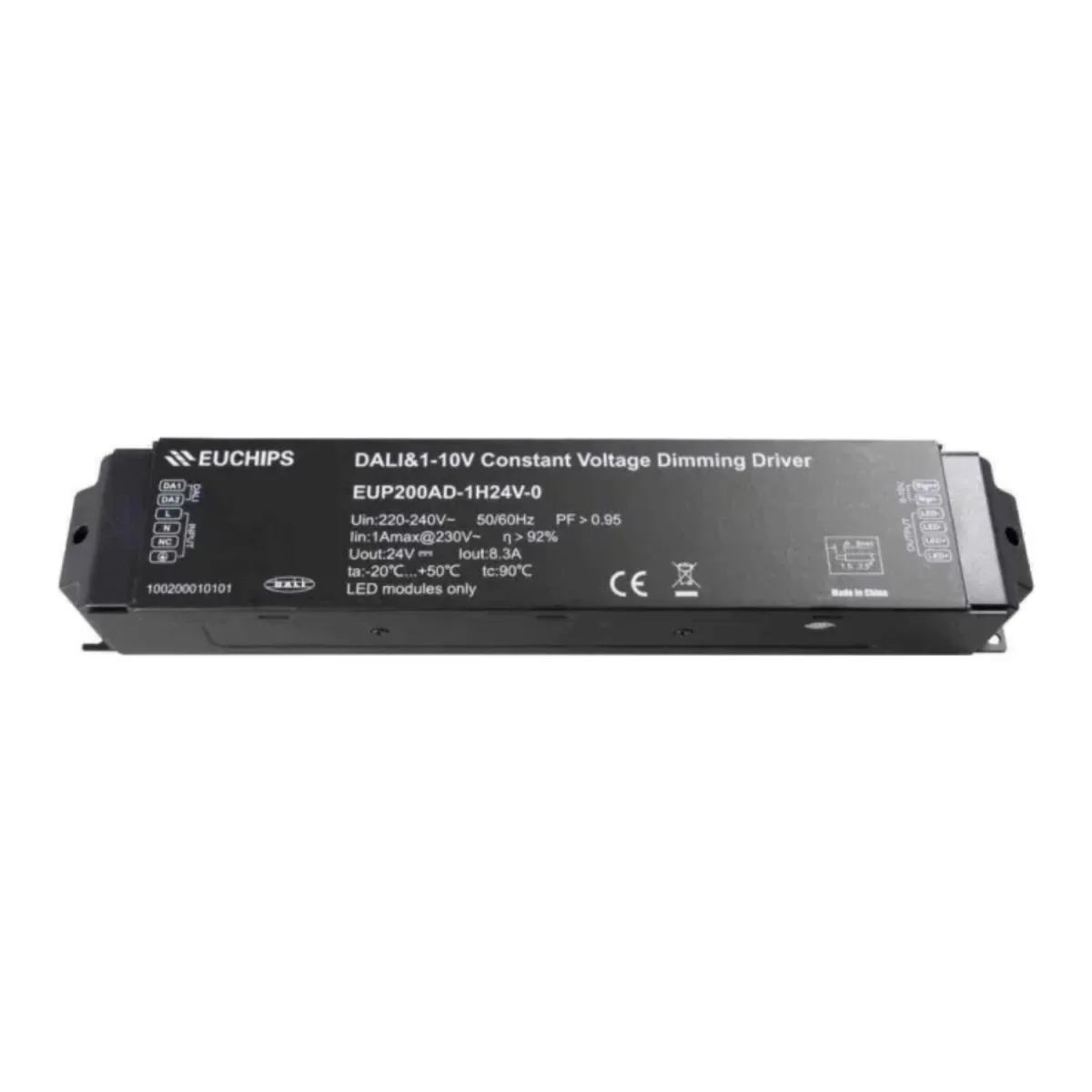 DALI 0/1-10V Constant Voltage Dimming Driver 24V 200W (EUP200AD-1H24V) - Image 3