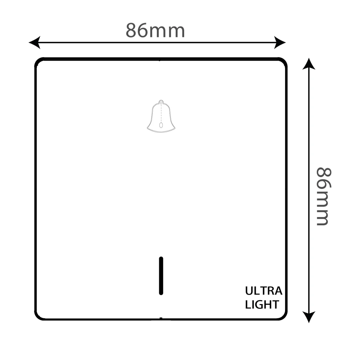 Ultralight Dune Doorbell Switch (B12-009) - Image 4
