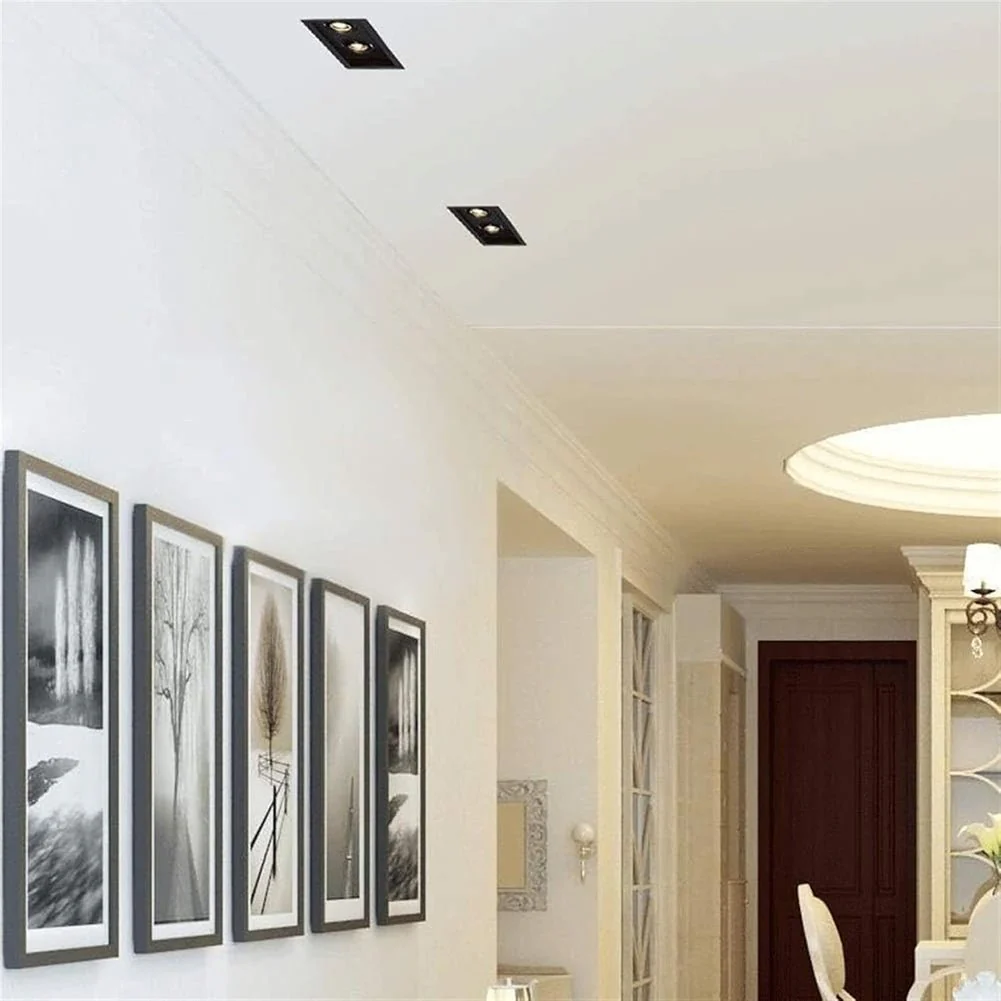 Ultralight Double Downlight Square AR111 (BR819-2) - Image 9