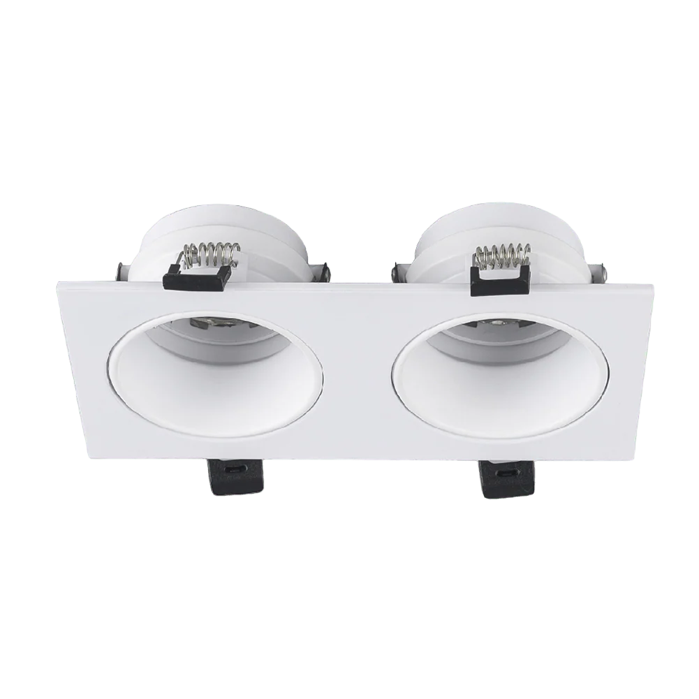 Ultralight Anti Glare Double Frame GU10 Ceiling Downlight (FPC303S-2-AD)