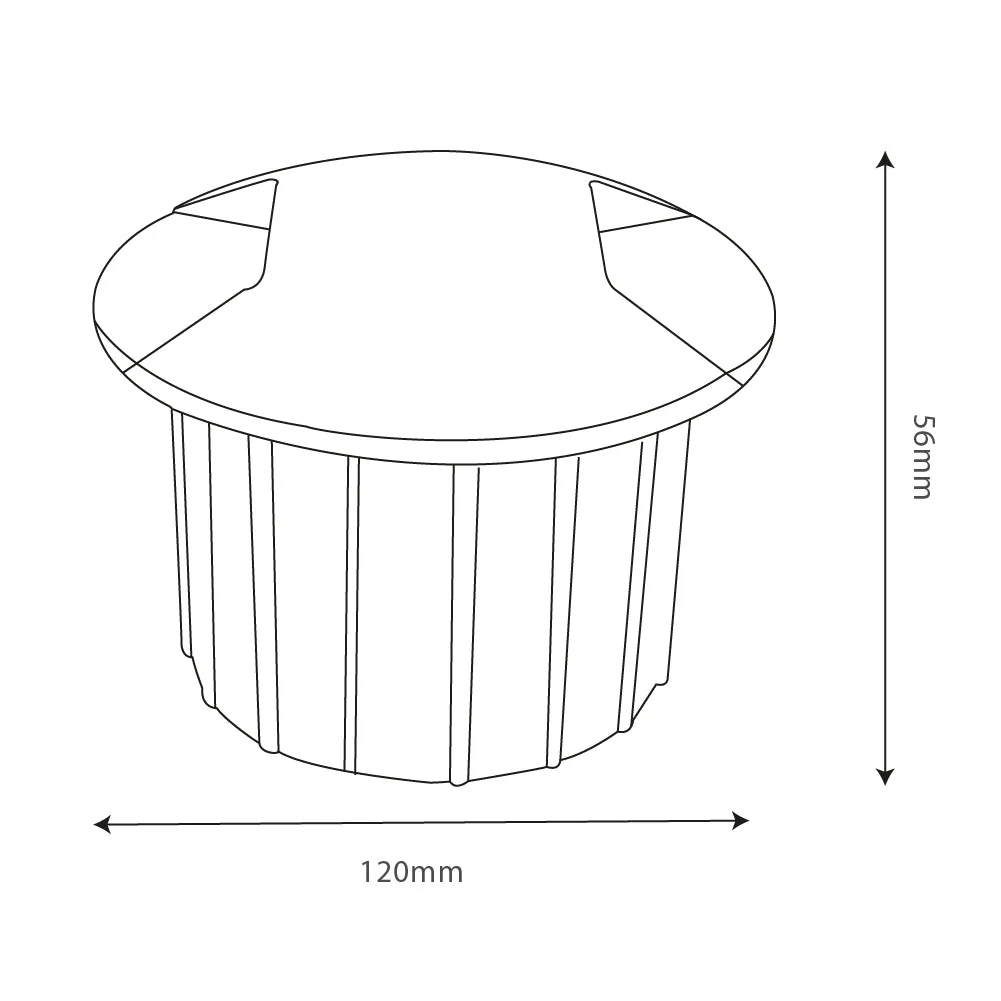 Ultralight Double Inground Light 3W IP67 (BR7838-2) - Image 9