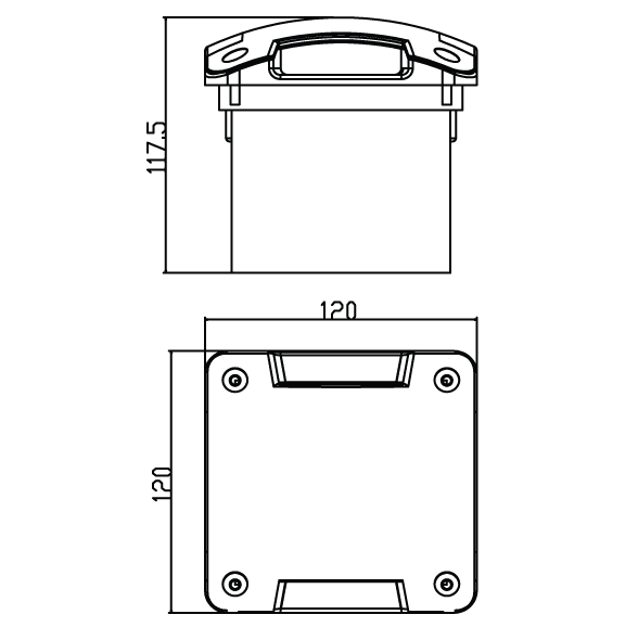Ultralight Double Inground Light (TK-B64-7S-2) - Image 5
