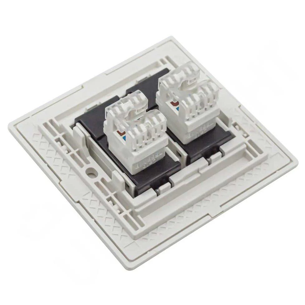 Ultralight Innova Double Network Socket (W86/2LAN/B) - Image 3