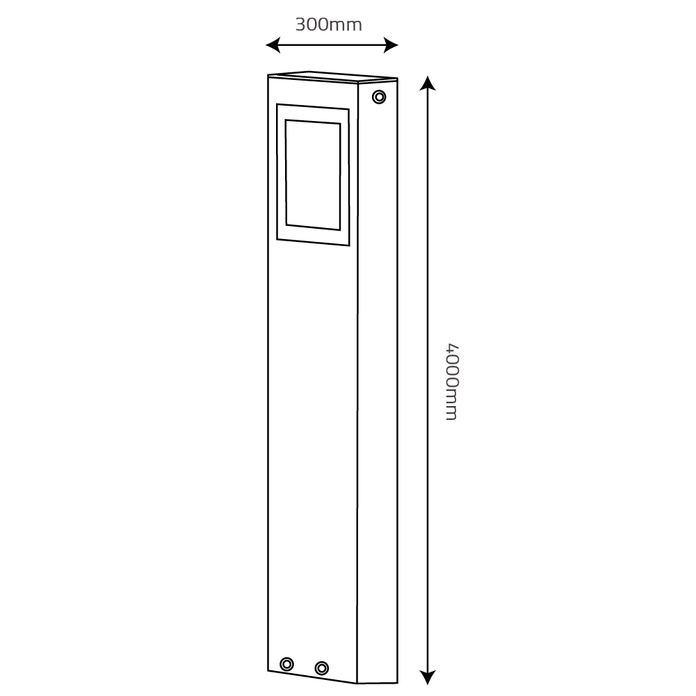Ultralight Double-Sided Street Pole Light 4 Meter (YLM2580) - Image 3