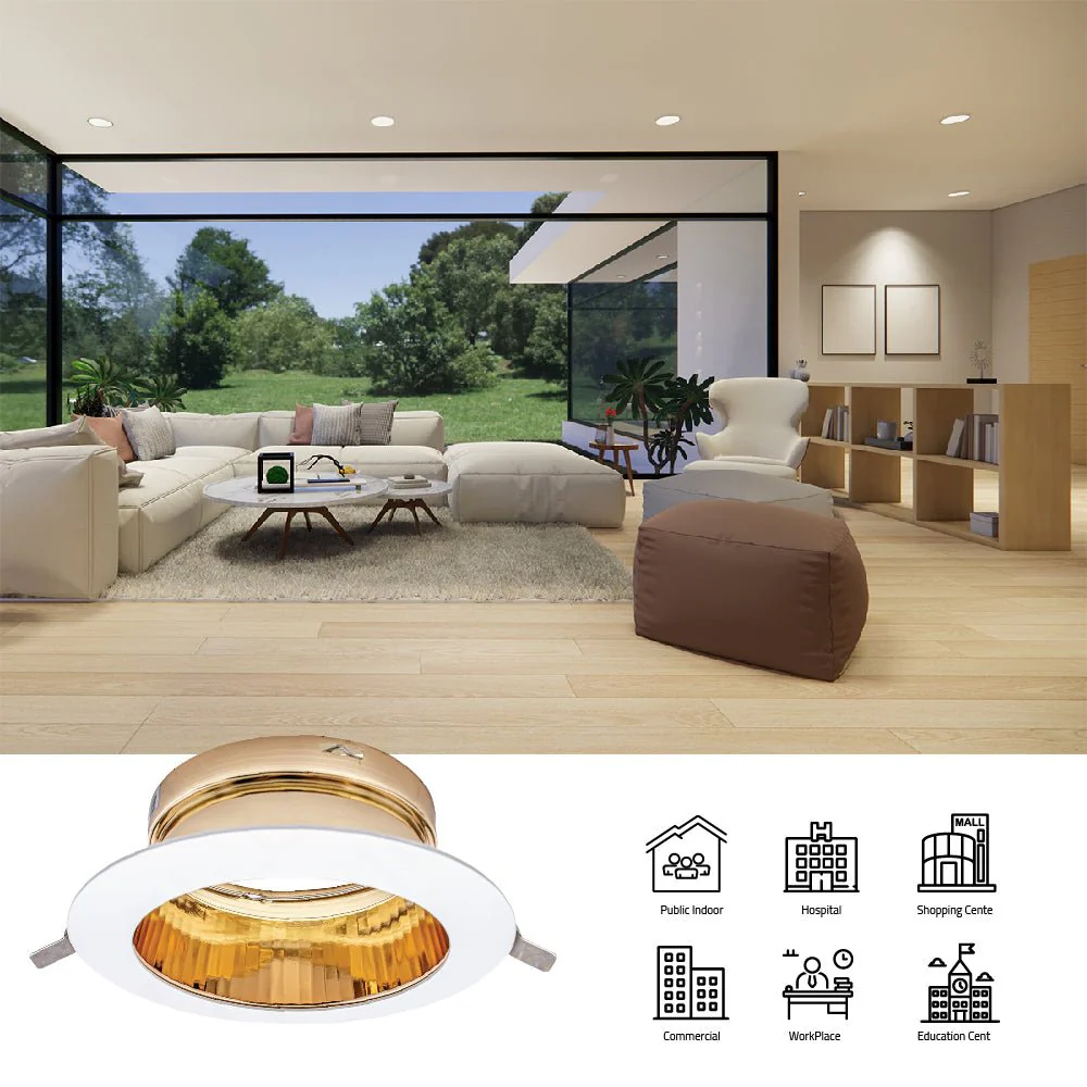 LED Downlight Light AR111 14cm (BA208-RD) - Modern Ceiling Light - Image 6