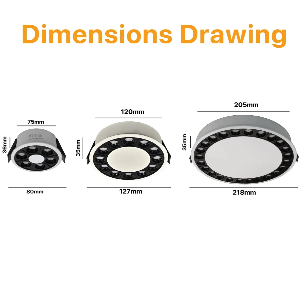 Ultralight Modern Recessed LED Ceiling Light – Energy-Efficient Illumination (FDS370) - Image 4