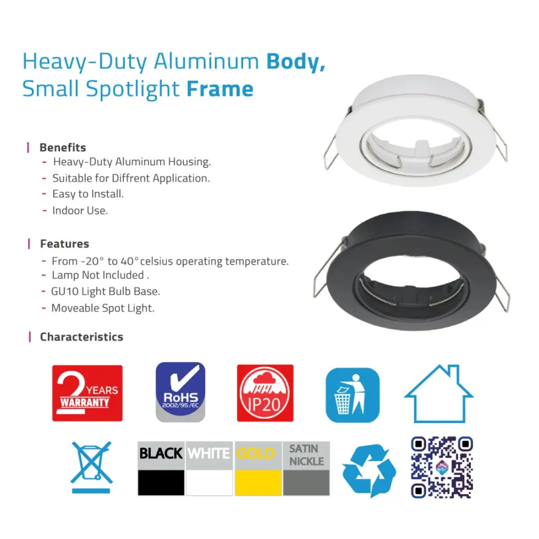 MR16 Ultra Light Frame Ceiling Light (BA234-RD) – Modern Ceiling Spotlight - Image 9