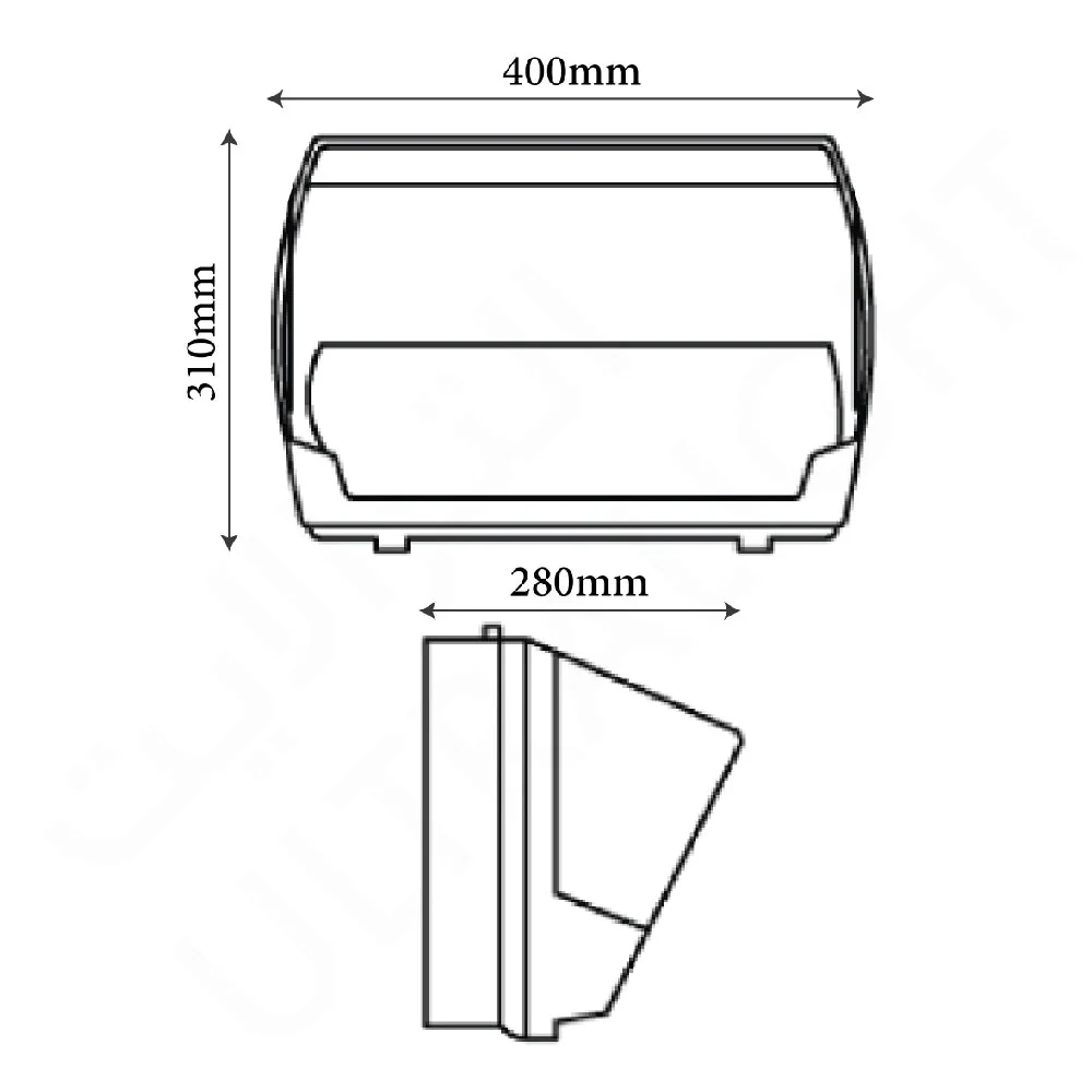 Ultralight E40 Wall Pack (WPA-25) - Image 4