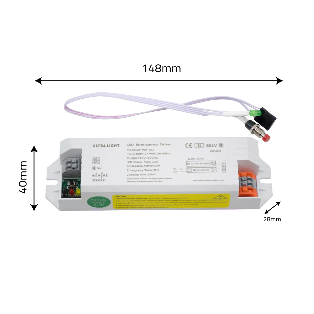 Emergency Power Pack – Reliable Backup Power for LED Lighting (ZF‑W9‑122) - Image 4