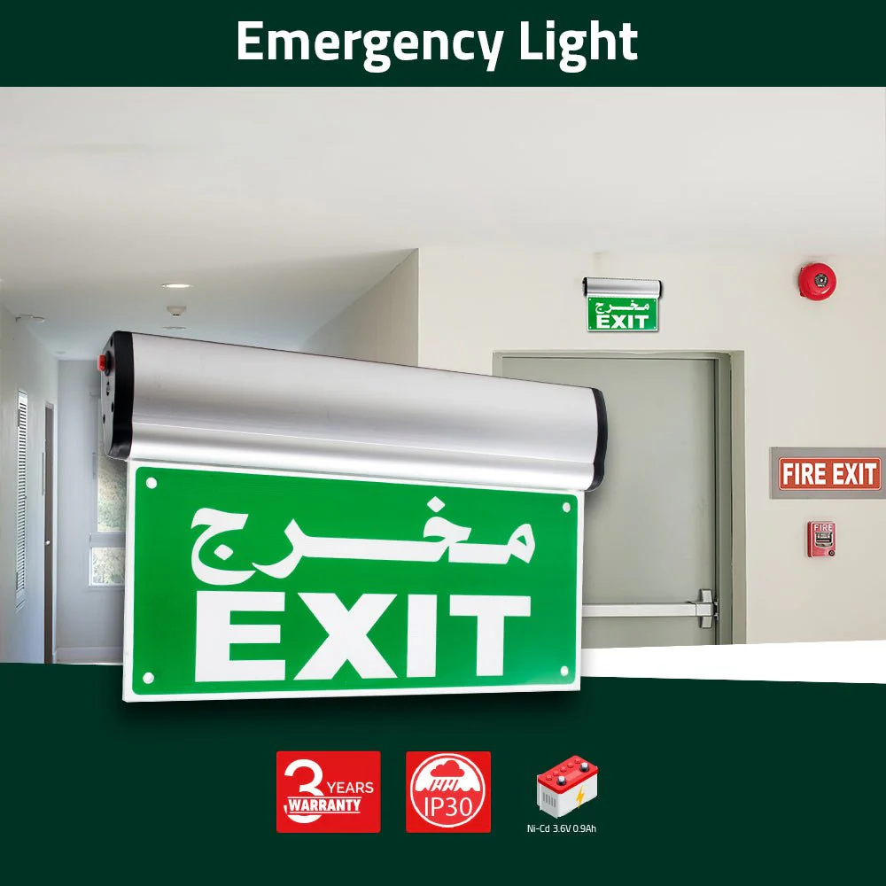 Ultralight LED Emergency Exit Sign Light (ZF-800S) - Image 3