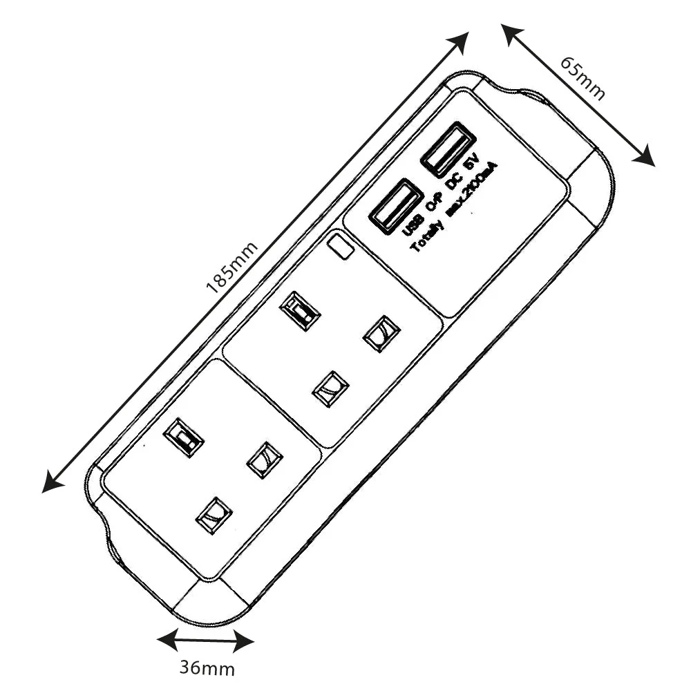 Ultralight Extension Socket Adaptor (AU001) - Image 6