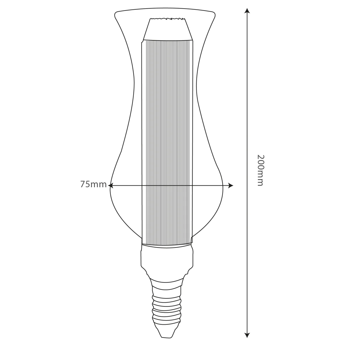 Ultralight Filament Bulb E27 Base 3W (DT70) - Image 6
