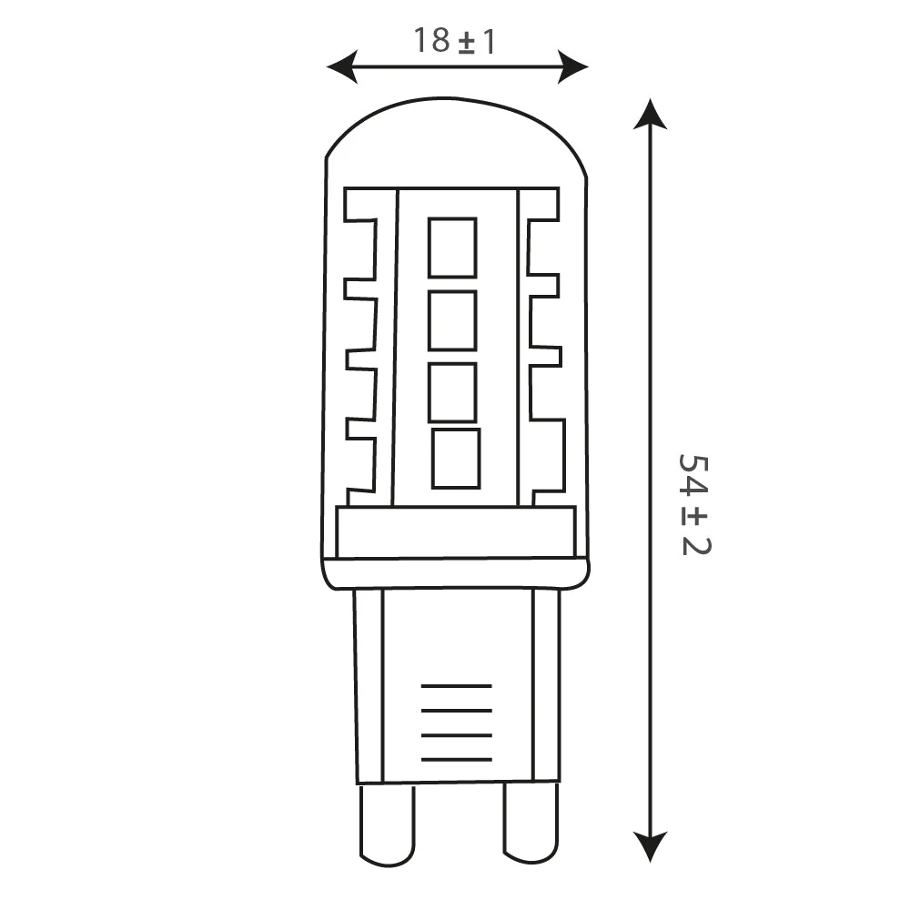 Ultralight Small G9 LED Bulb (UTL-G9) - Image 6