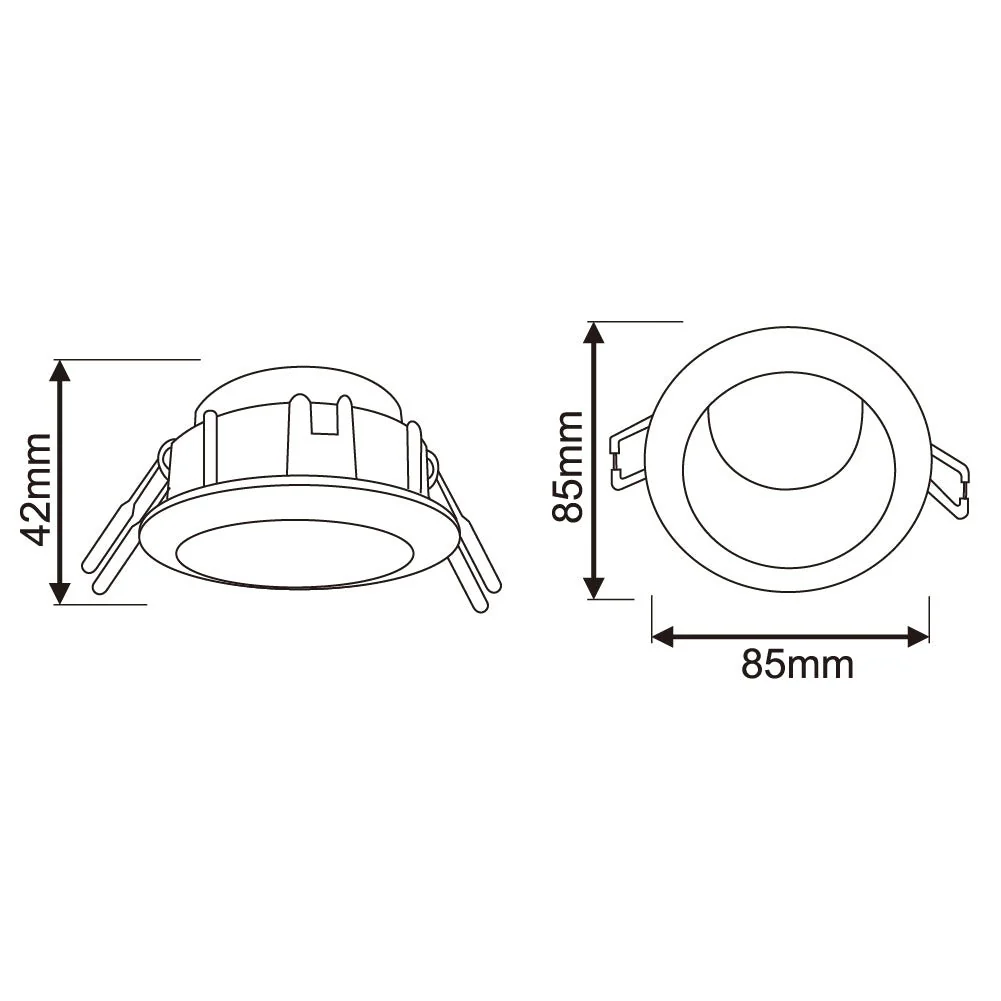 Ultralight Indoor Spot Light Frame – GU10 Base - Sleek Design (BZ105) - Image 3