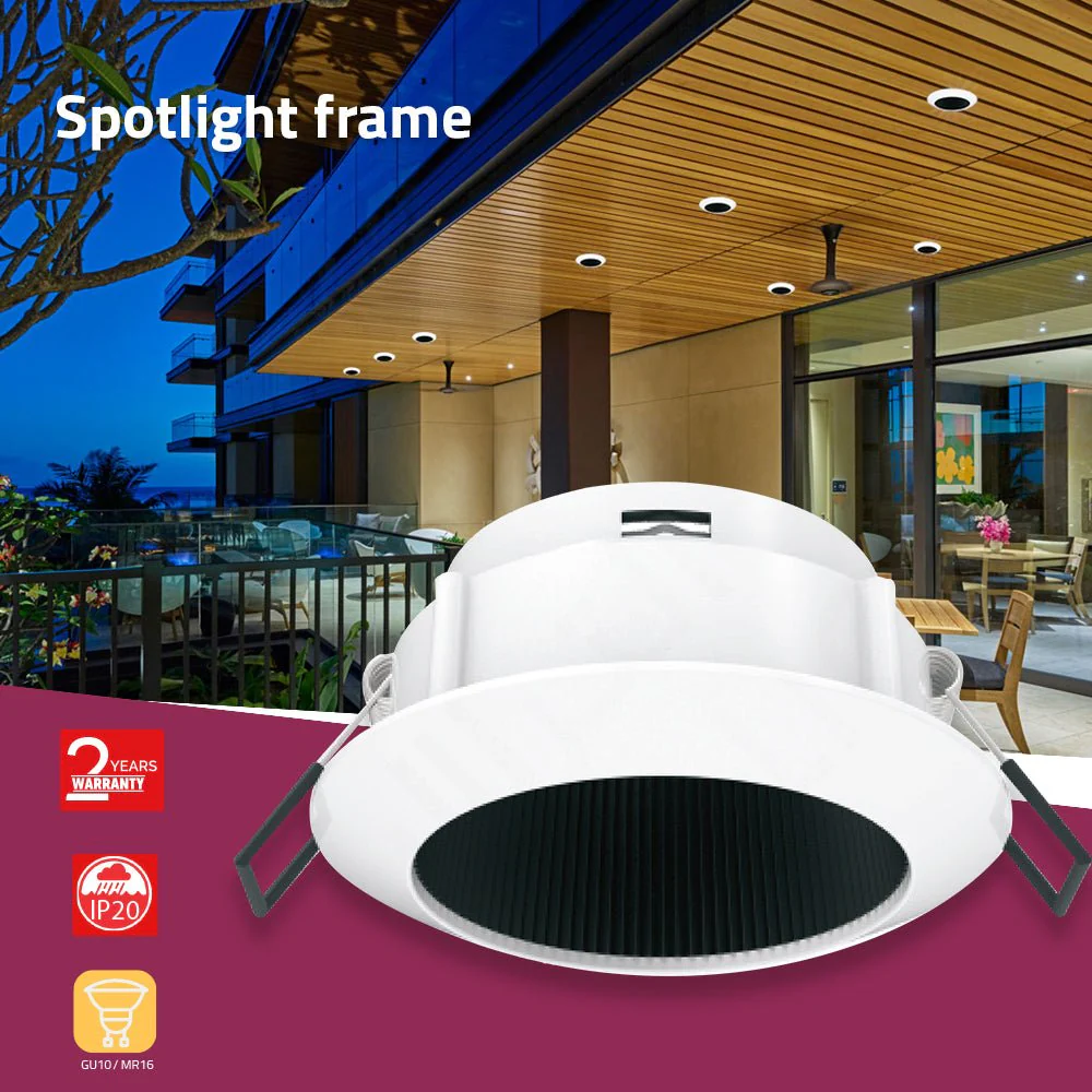 Ultralight Indoor Spot Light Frame – GU10 Base - Sleek Design (BZ105) - Image 4