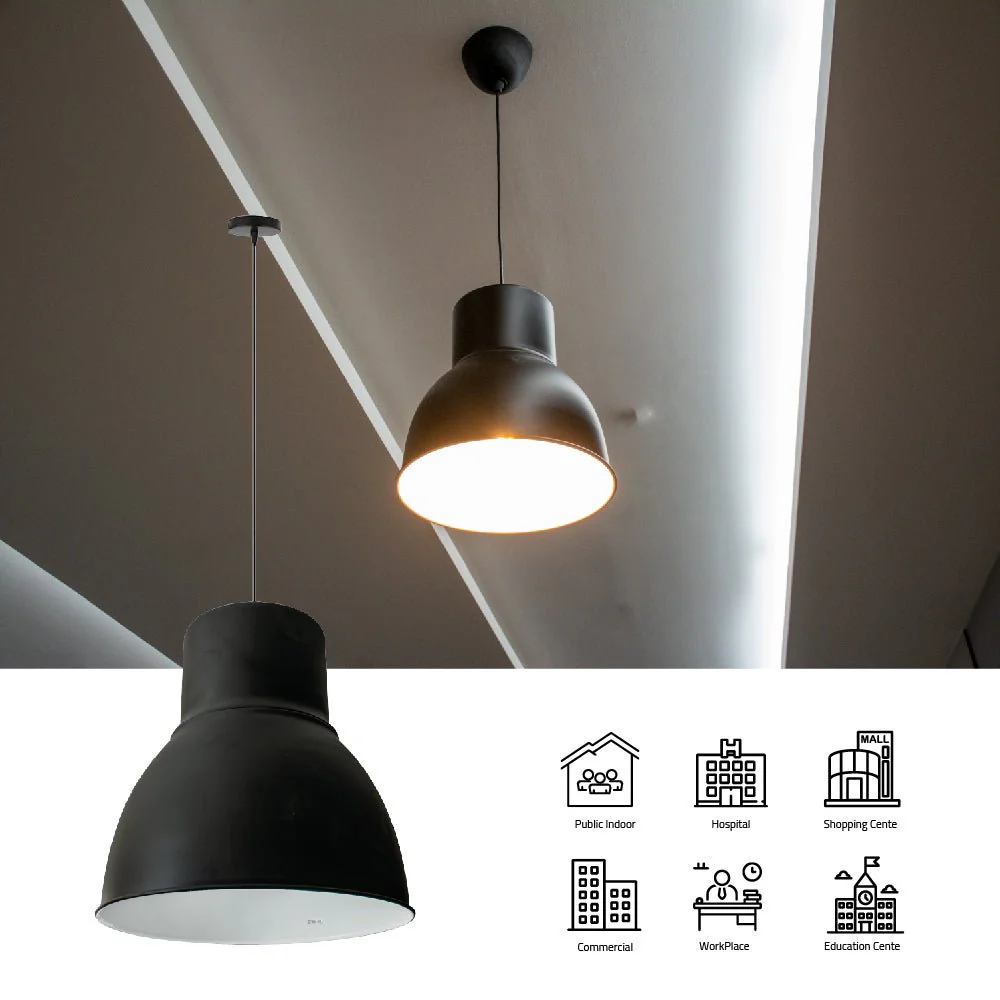 Ultralight E27 Hangar Pendant Light (7150L) - Image 5