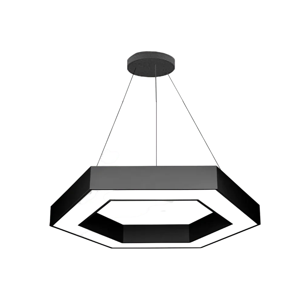 Ultralight Hexagonal Pendant Light (LN6753) - Image 2